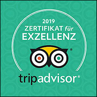 Logo Auszeichnung Tripadvisor - Excellenz 2019