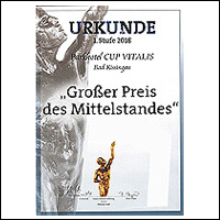 Link zur Urkunde - Großer Preis des Mittelstandes