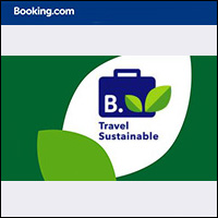 Auszeichnung booking.com - Trevel Sustainable