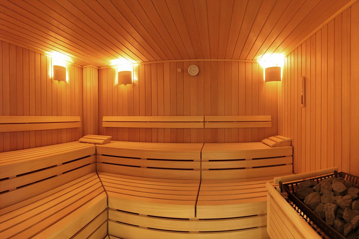 Nahaufnahme finnische Sauna